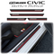 無限 スカッフプレート 品番:84200-XNRD-K0S0 ブラック×レッド 適合車輌:CIVIC (5BA-FL1-150)  2026年6月-  MUGEN