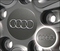 Audi純正センターキャップ 4個セット 1セット4個入り メッキリング無 AUDI純正