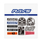 RAYS ミックスステッカー10種類 オリジナルステッカセット 10種類、各30mm幅 Made in Japan  RAYS