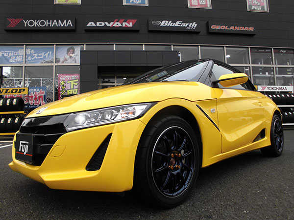 引き取り限定。S660に使用。前後異径サイズ。ADAVAN RZⅡ ブルー 引き取り限定。S660に使用。前後異径サイズ。ADAVAN RZⅡ ブルー