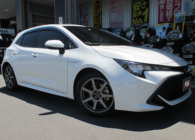 カローラスポーツ ホイール 1 カローラスポーツ ホイール＆車高調交換！ パート2 | 店舗お