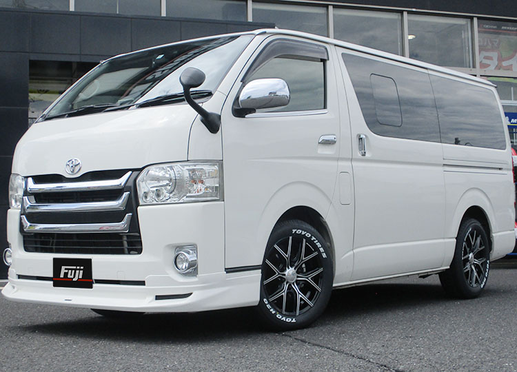 ハイエース　WALDホイールはポリッシュ加工　レア　　215/35R19 ハイエースWALDホイールはポリッシュ加工レア215/35R19