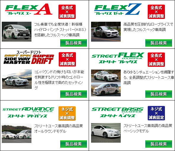 Tein 車高調 パーツフジ コーポレーション通販サイト タイヤ ホイール カー用品の専門店